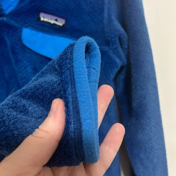 Patagonia Retool Snap-T Fleece pullover small blue soft snap closure - Picture 6 of 6